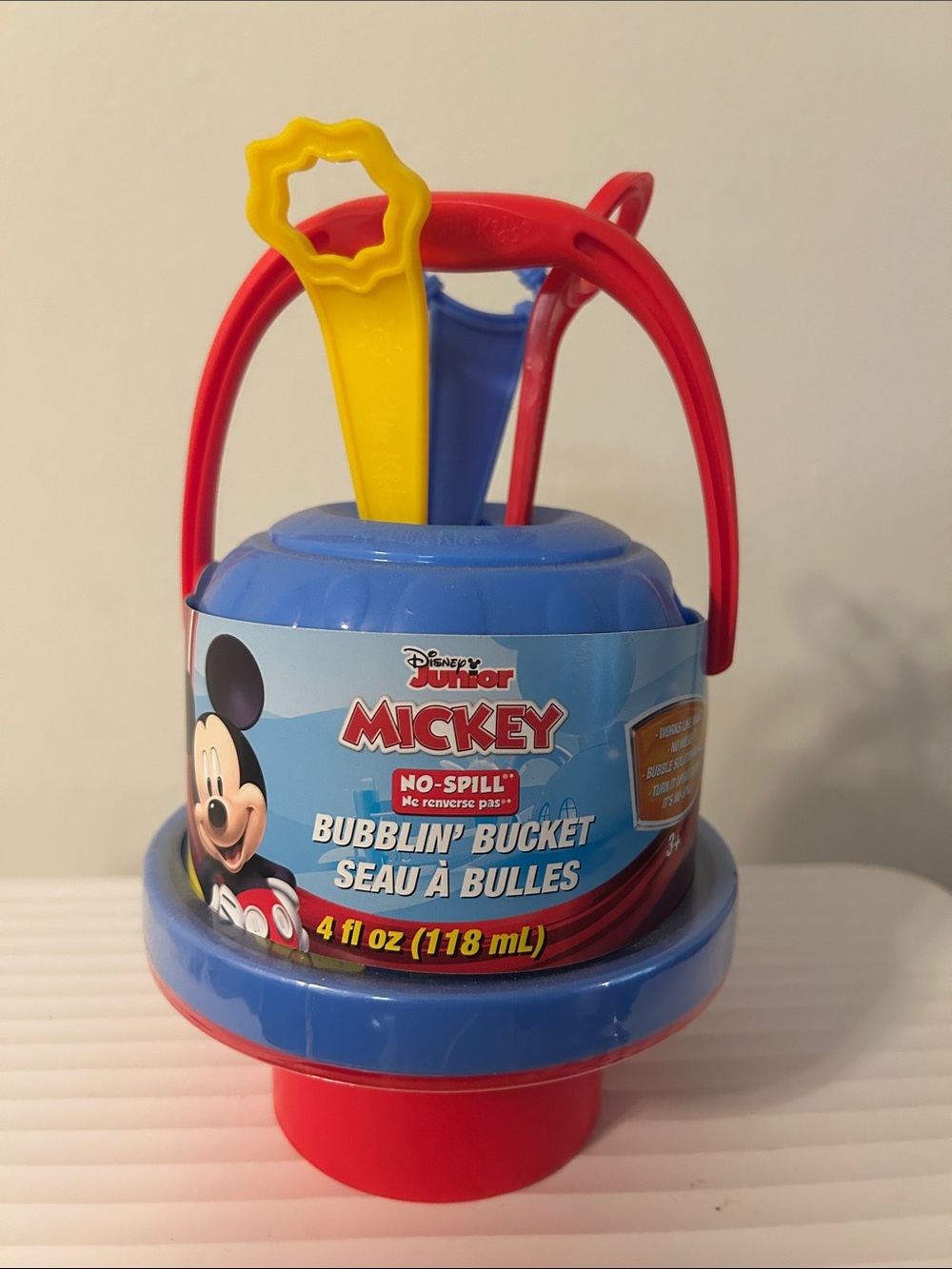 Disney Mickey Bubblin' Bucket - Blue, Red & Yellow